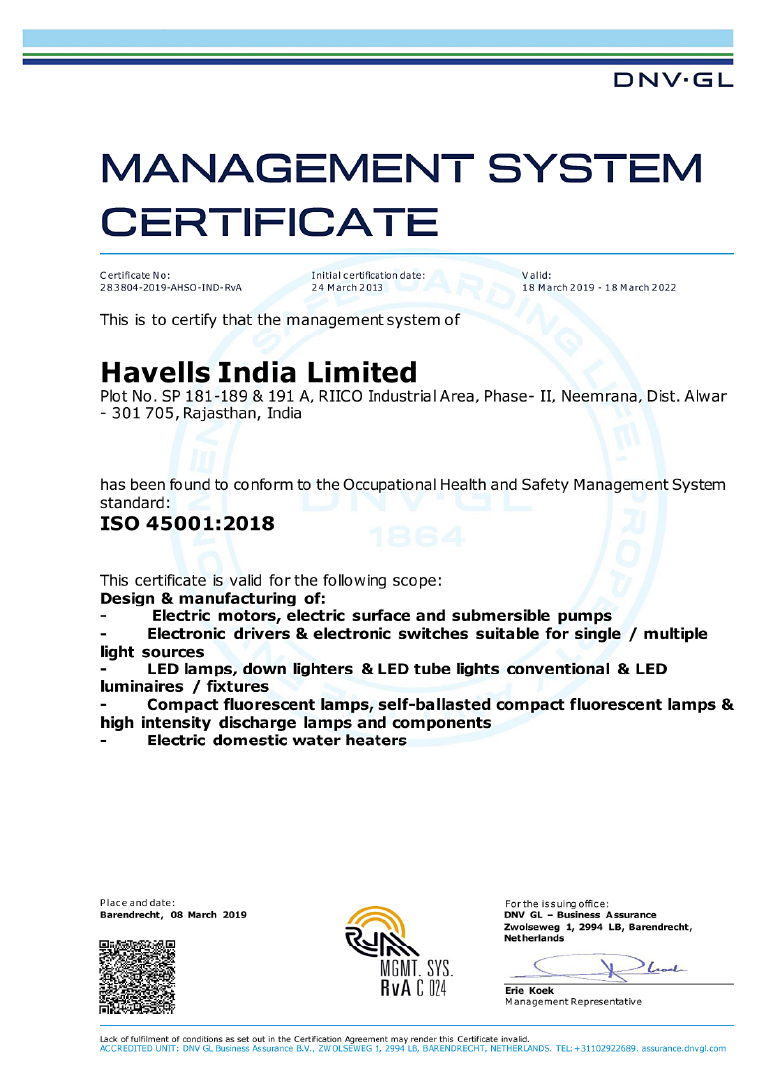 Certificates (1)