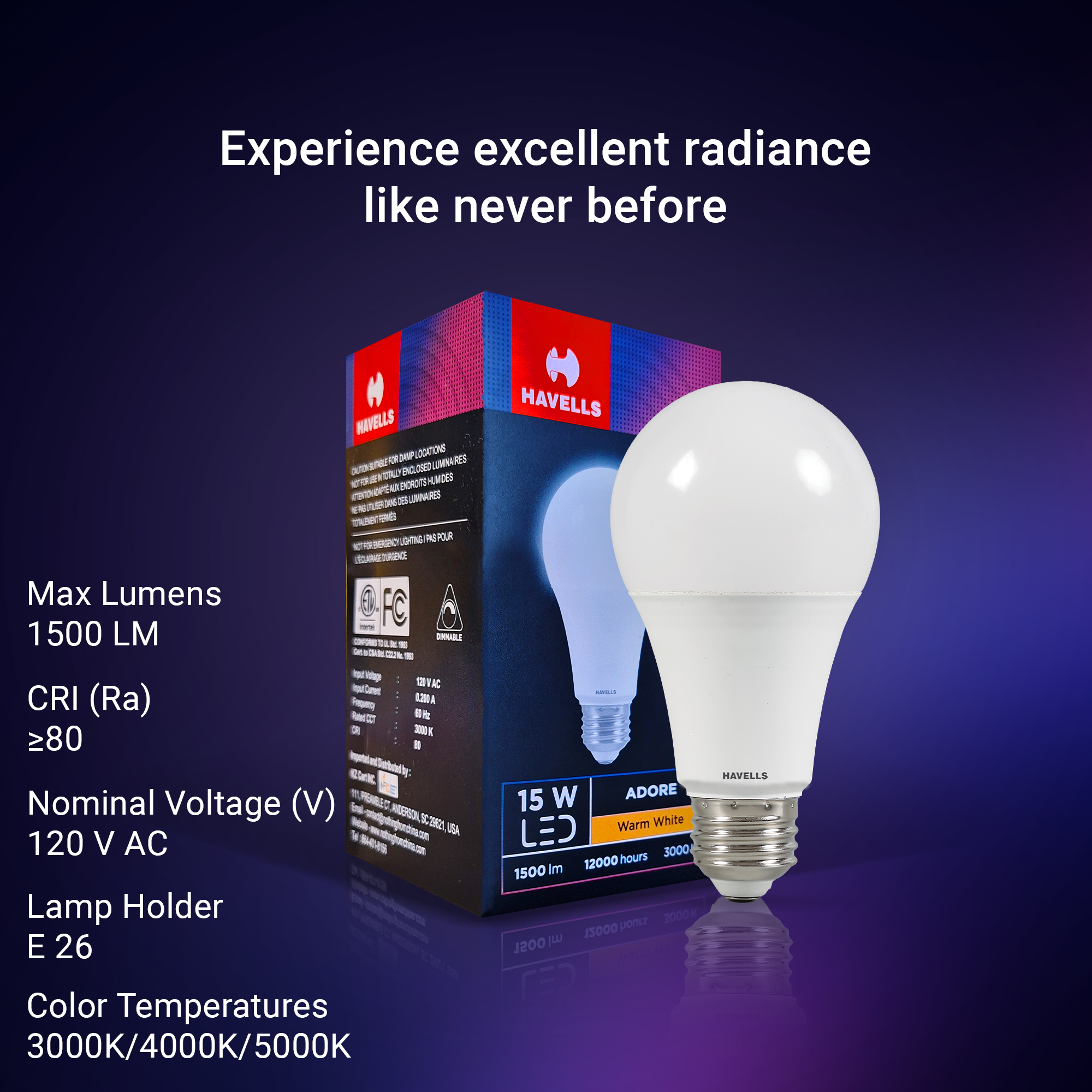 LED Bulb 15W