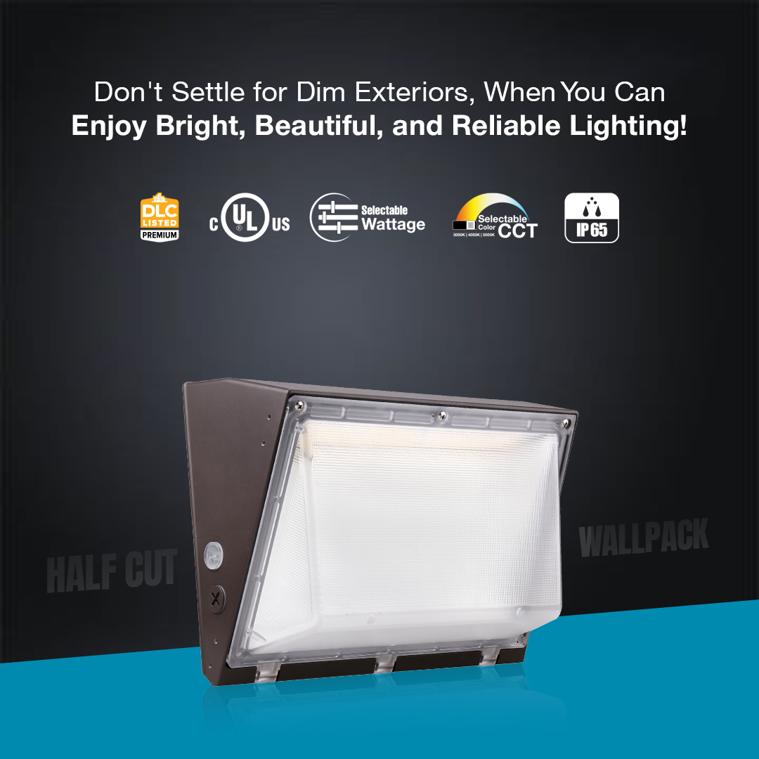 Hexa Half Cut Wall Pack 120W PS