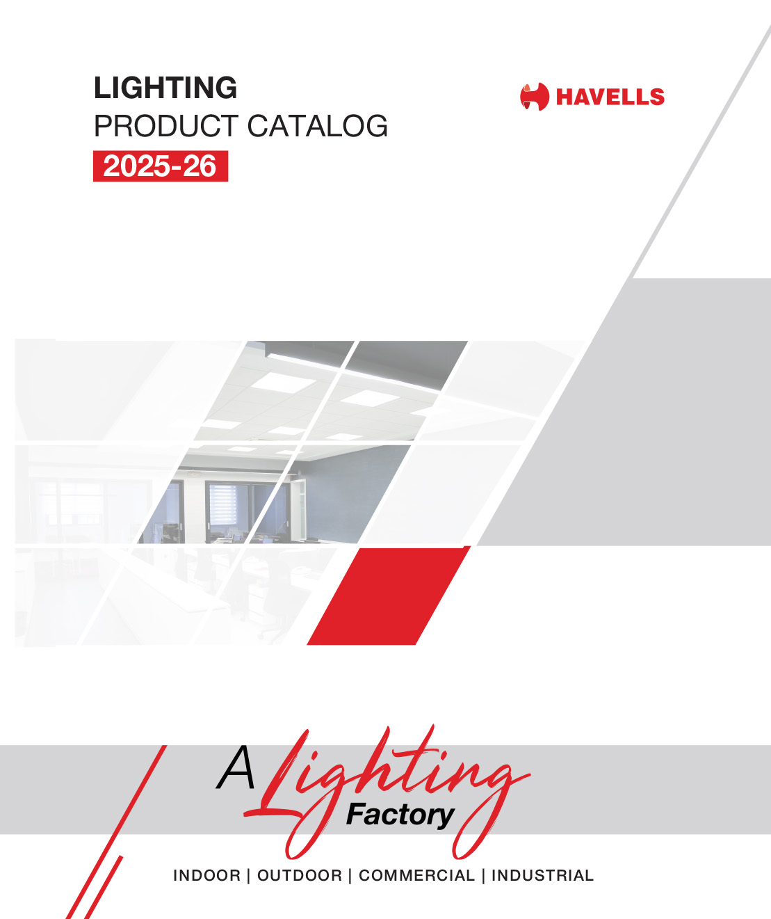 Lighting product catalog showcasing various designs and specifications from the lighting factory.