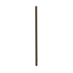 Straight Square Steel Direct Bury Pole