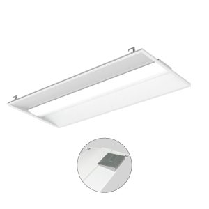 Troffer Center Basket Light 2X4 with Emergency Battery Backup