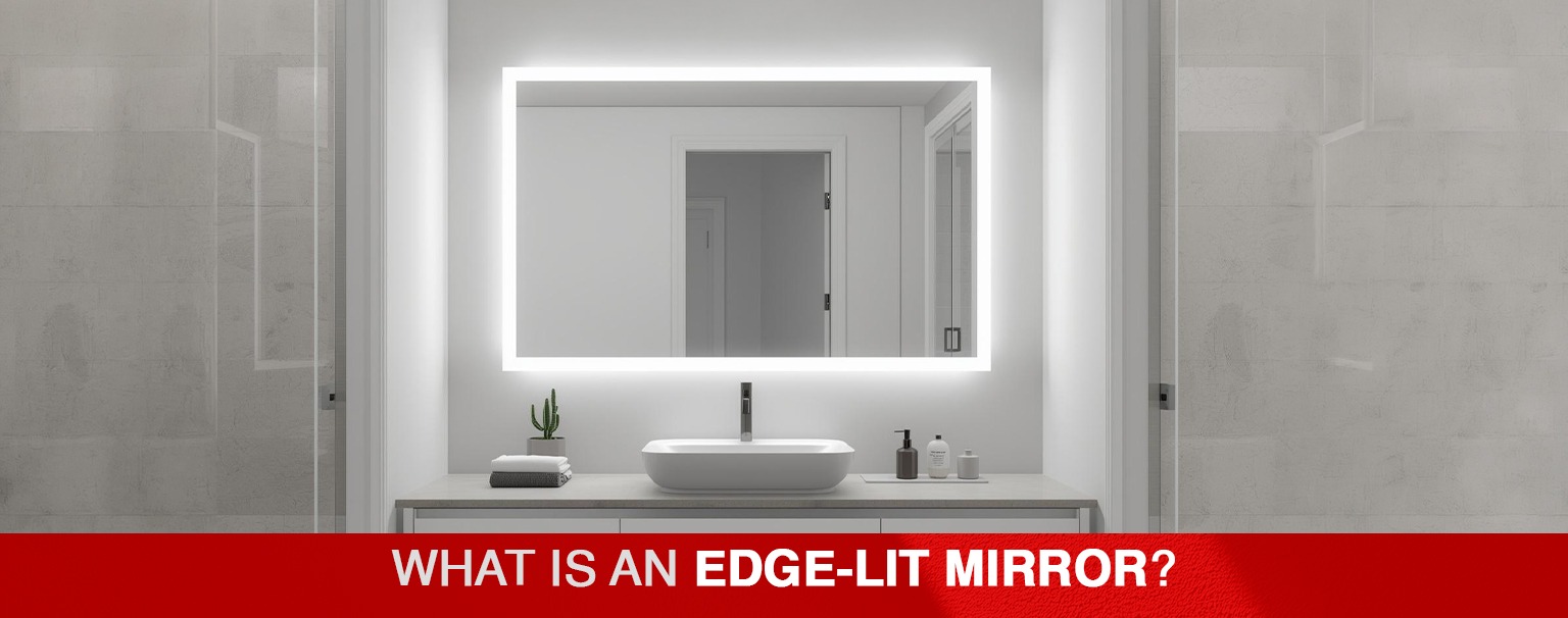 Edge-Lit Lighted Mirror