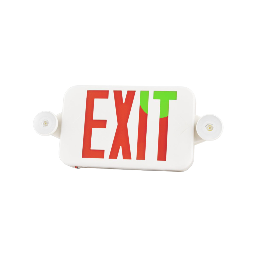 Switchable Emergency Exit Sign Combo